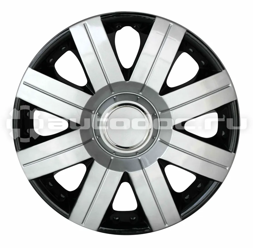 ARNEZI Колпаки R14 Magellan 4шт (серебристо-черные) ABS-пластик