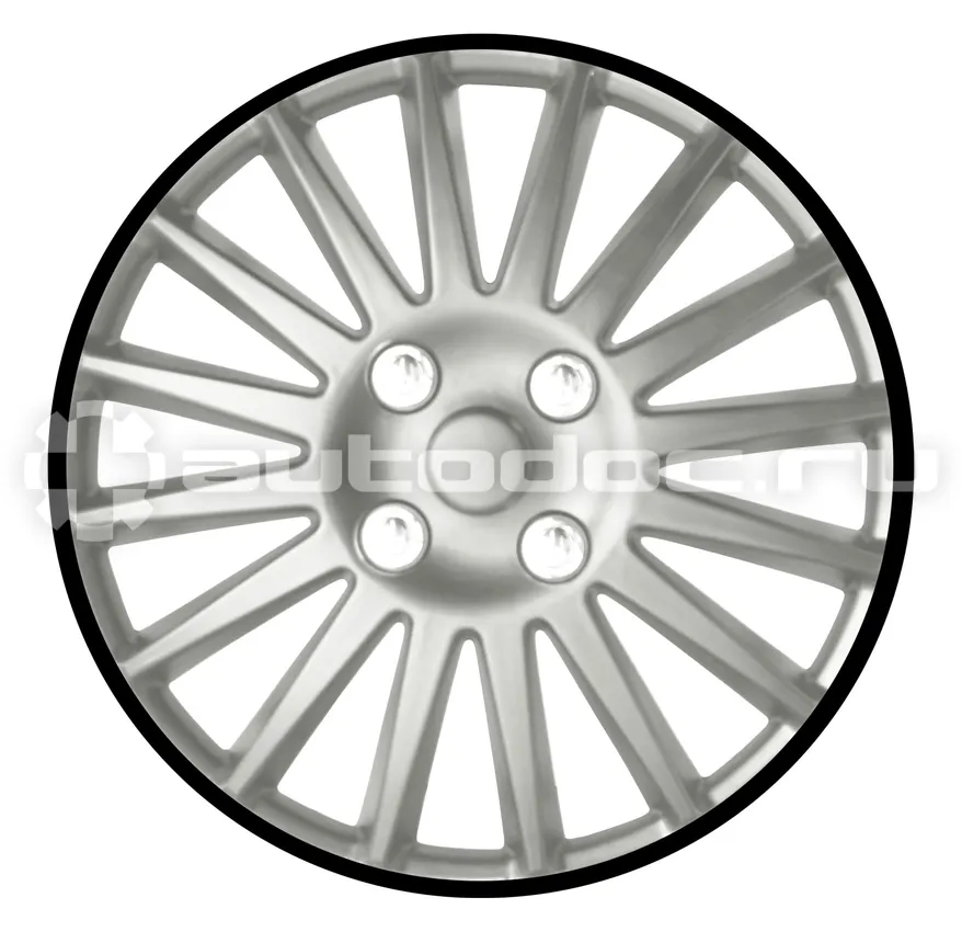 ARNEZI Колпаки R14 Orion 4шт (серебристо-черные) ABS-пластик