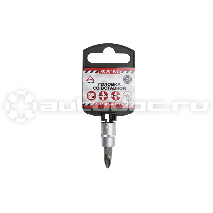 ARNEZI Головка 1 | 4" со вставкой PH2 L=38