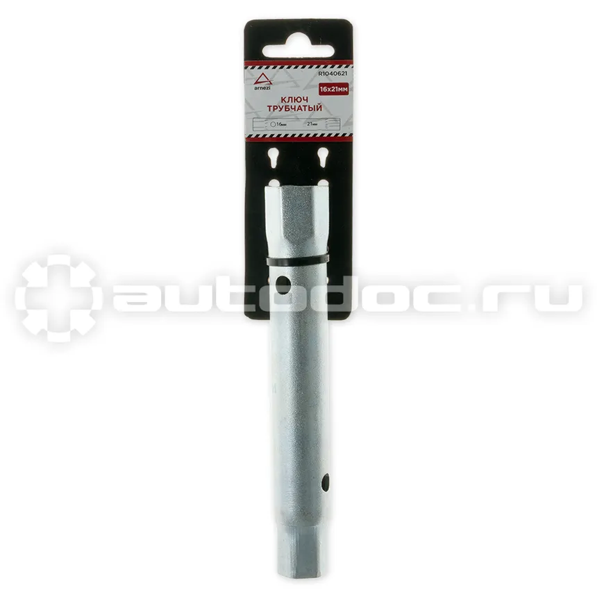 ARNEZI R1040621 Ключ трубчатый 16x21мм свечной