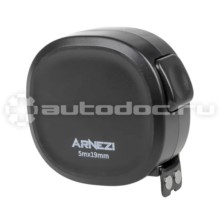 ARNEZI Рулетка Black 5м х 19мм с магнитным зацепом и автостопом R6200011
