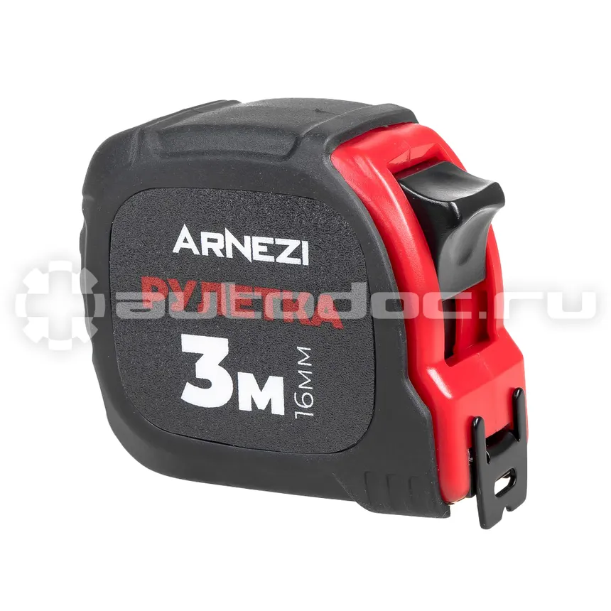ARNEZI Рулетка Master 3м х 16мм с двойным зацепом R6200020