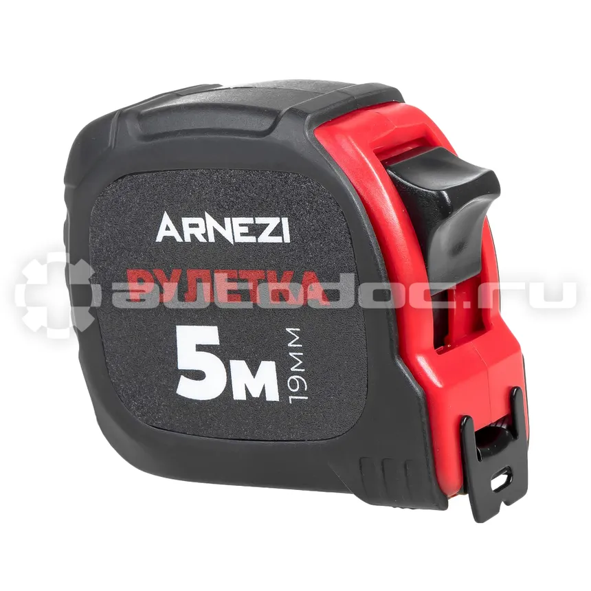 ARNEZI Рулетка Master 5м х 19мм с двойным зацепом R6200021