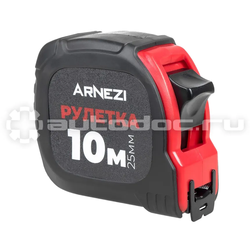ARNEZI Рулетка Master 10м х 25мм с двойным зацепом R6200022