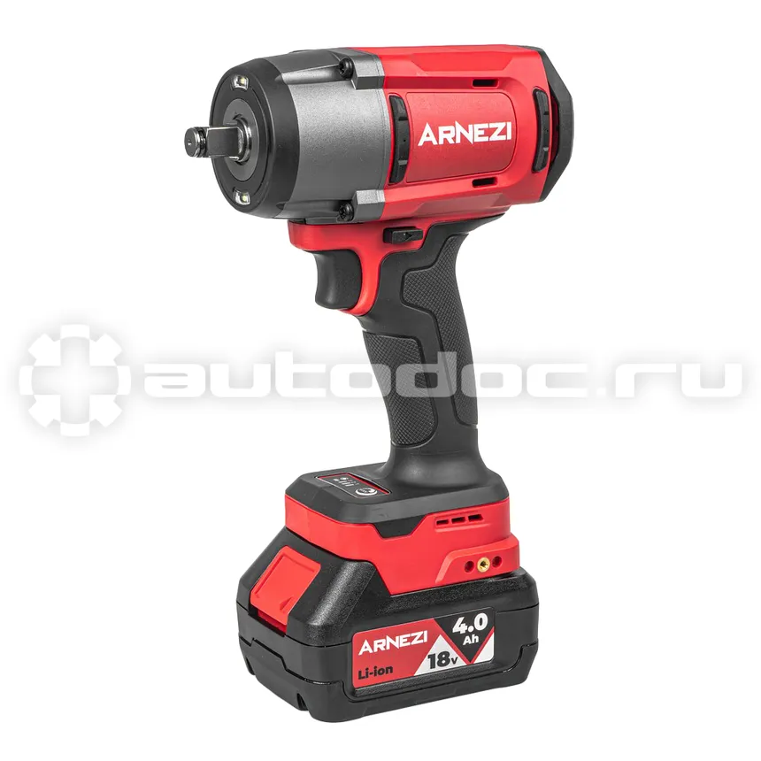 ARNEZI Гайковерт ударный аккумуляторный бесщеточный 1/2" 1180Nm 18V 4.0Ah