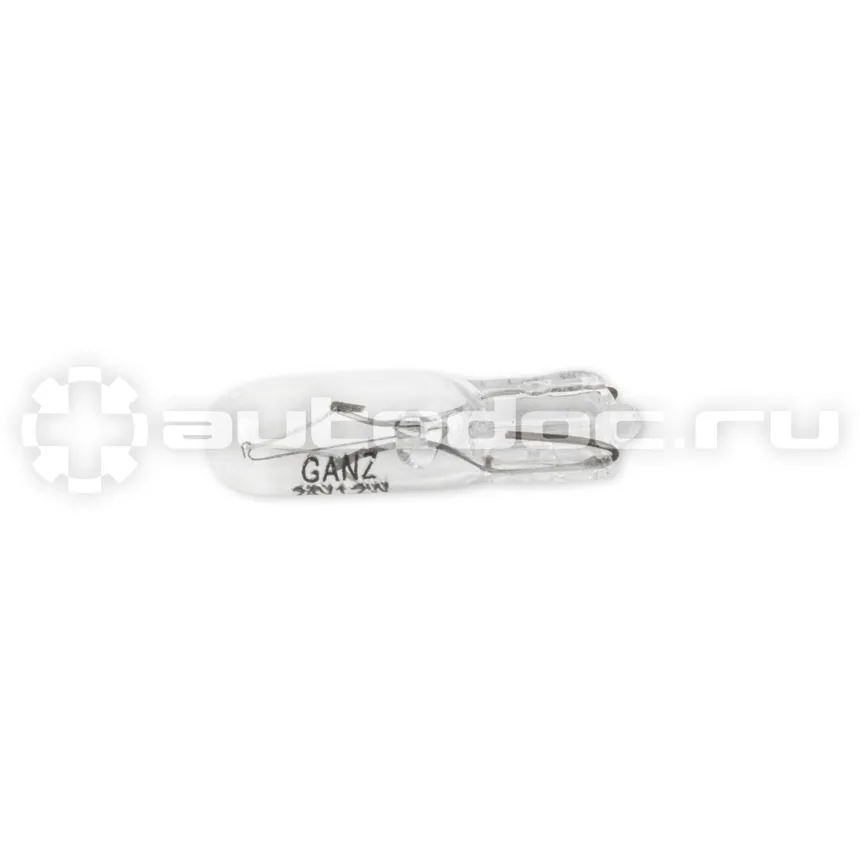 GANZ Лампа накаливания W1,2W W2x4,6D