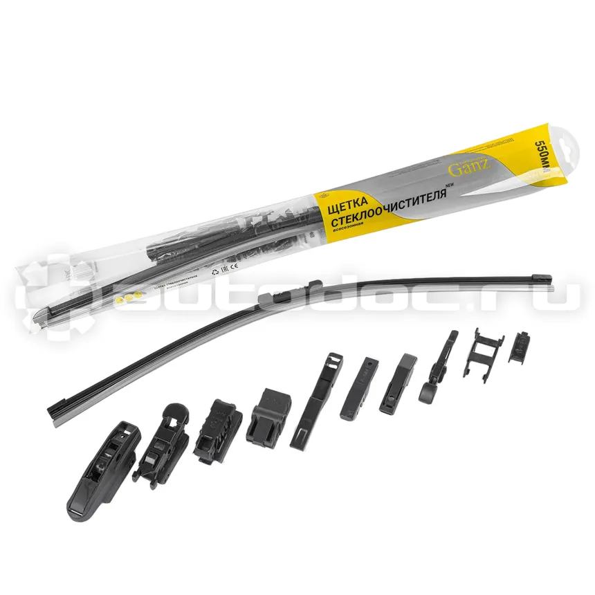 GANZ Щетка стеклоочистителя бескаркасная