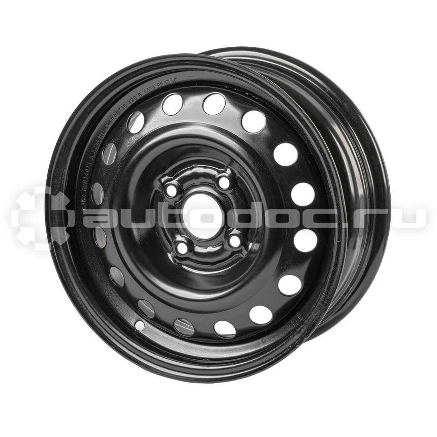 GANZ Диск колесный R14 5.5J 4x100/54.1 ET38 Black GRN14023
