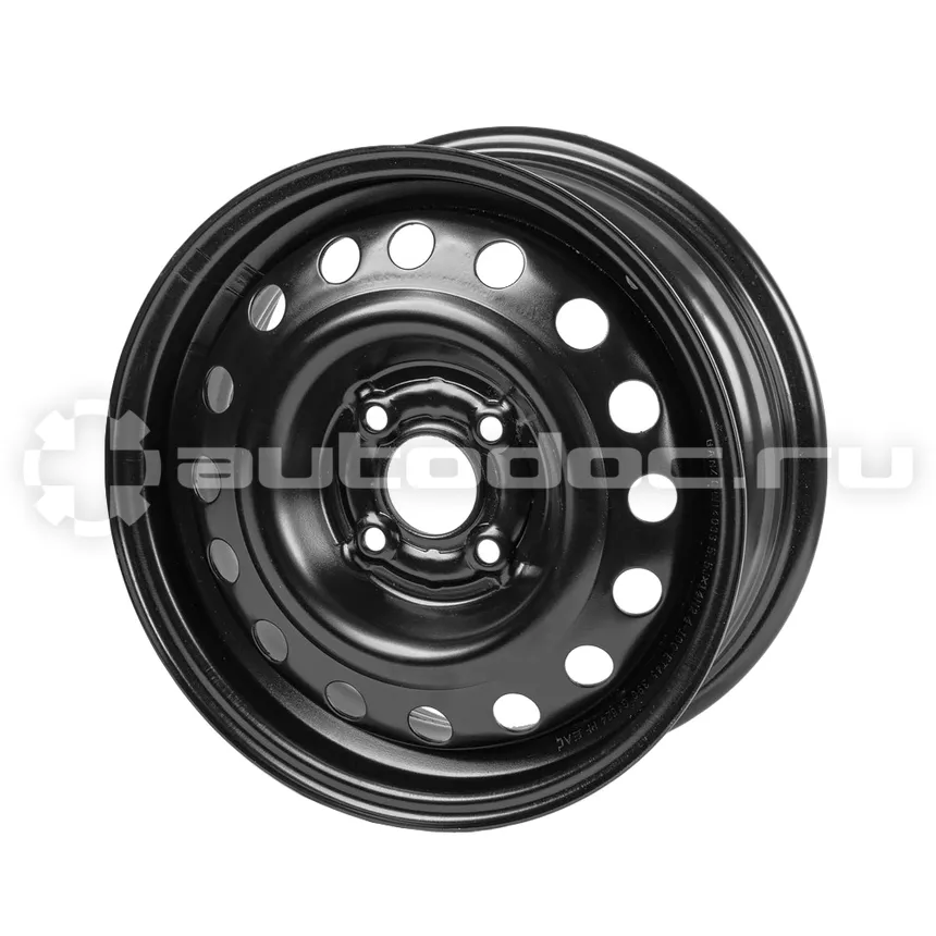 GANZ Диск колесный R14 5.5J 4x100/56.6 ET45 Black GRN14033
