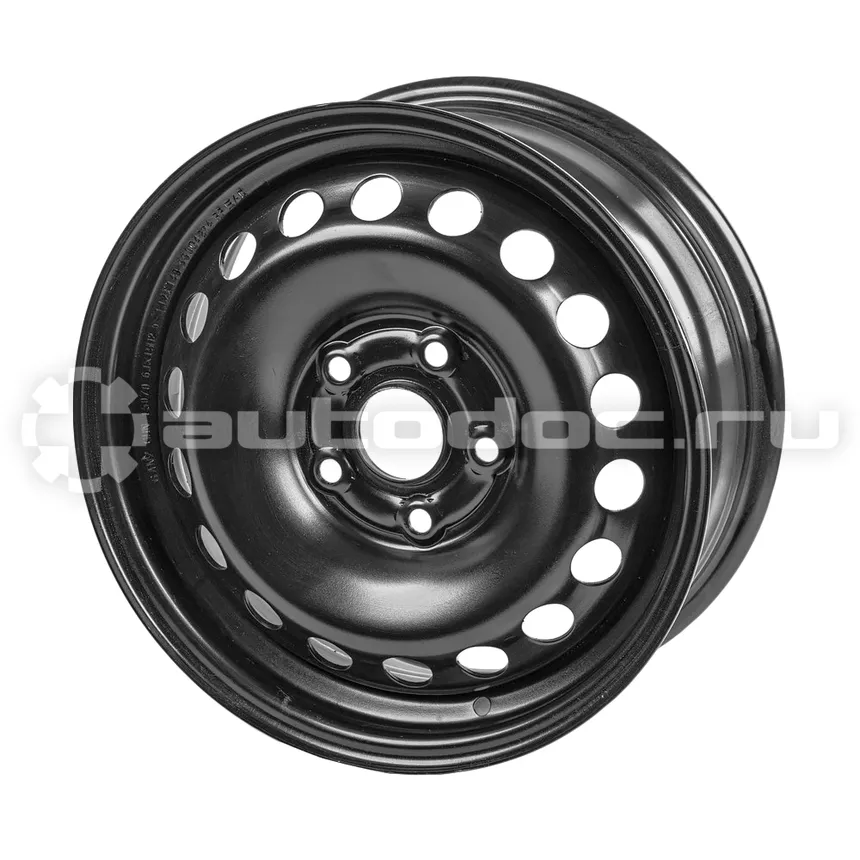 GANZ Диск колесный R15 6J 5x112/57.1 ET43 Black