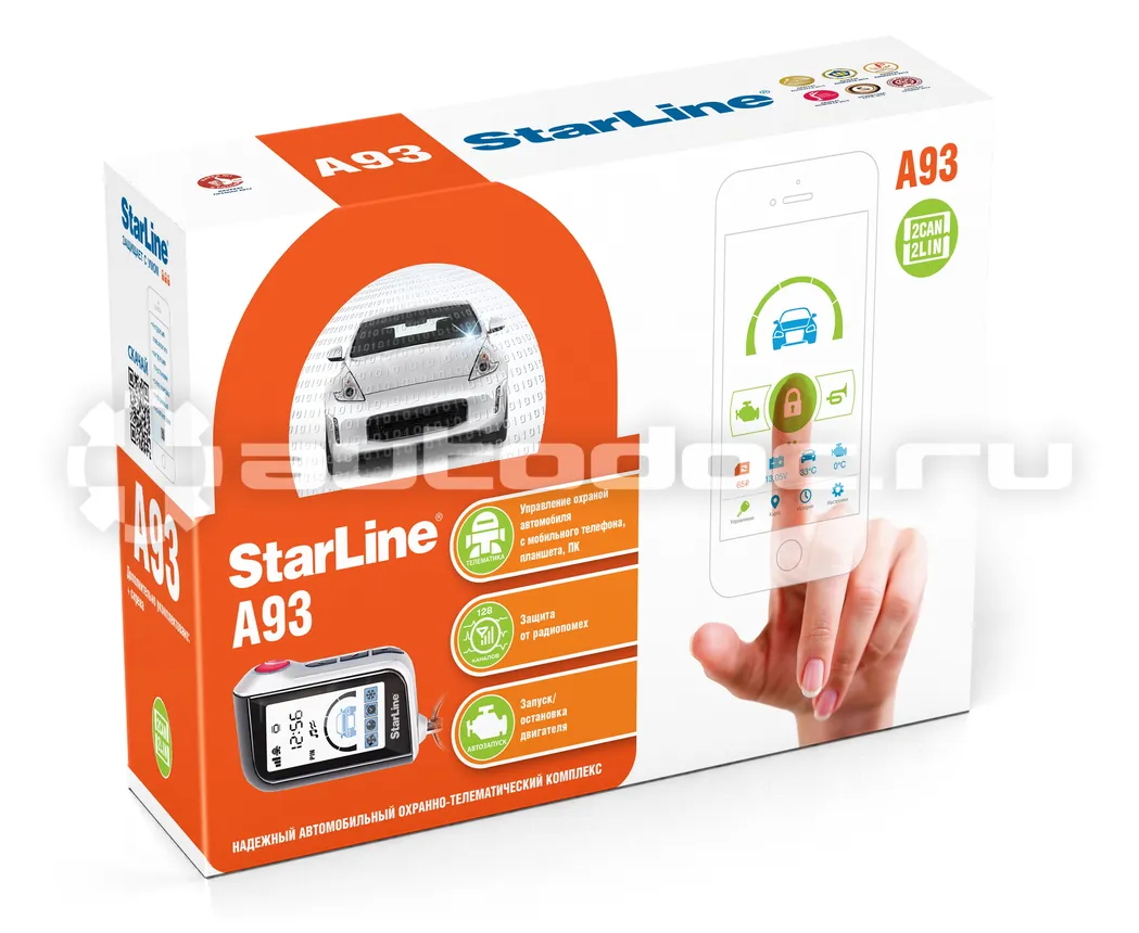 STARLINE A93 2can-2lin Автосигнализация