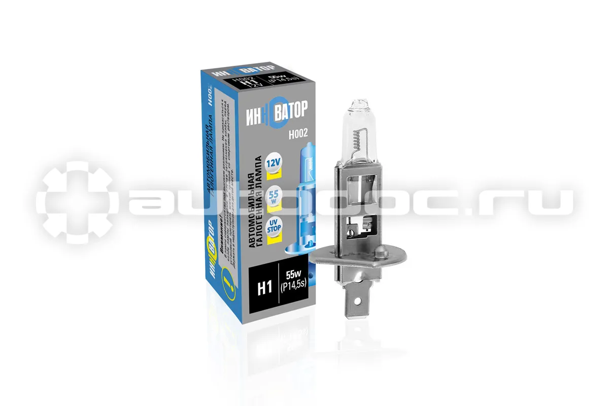 ИННОВАТОР Автолампа H1 12v 55w (P14,5s)