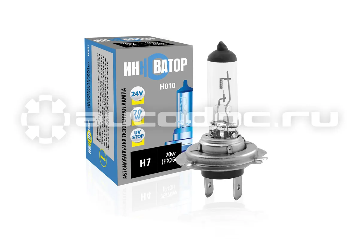 ИННОВАТОР Aвтолампа H7 24v 70w (PX26d)