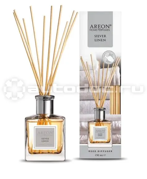 AREON Ароматизатор HOME PERFUME STICKS 150 мл Серебряный лен