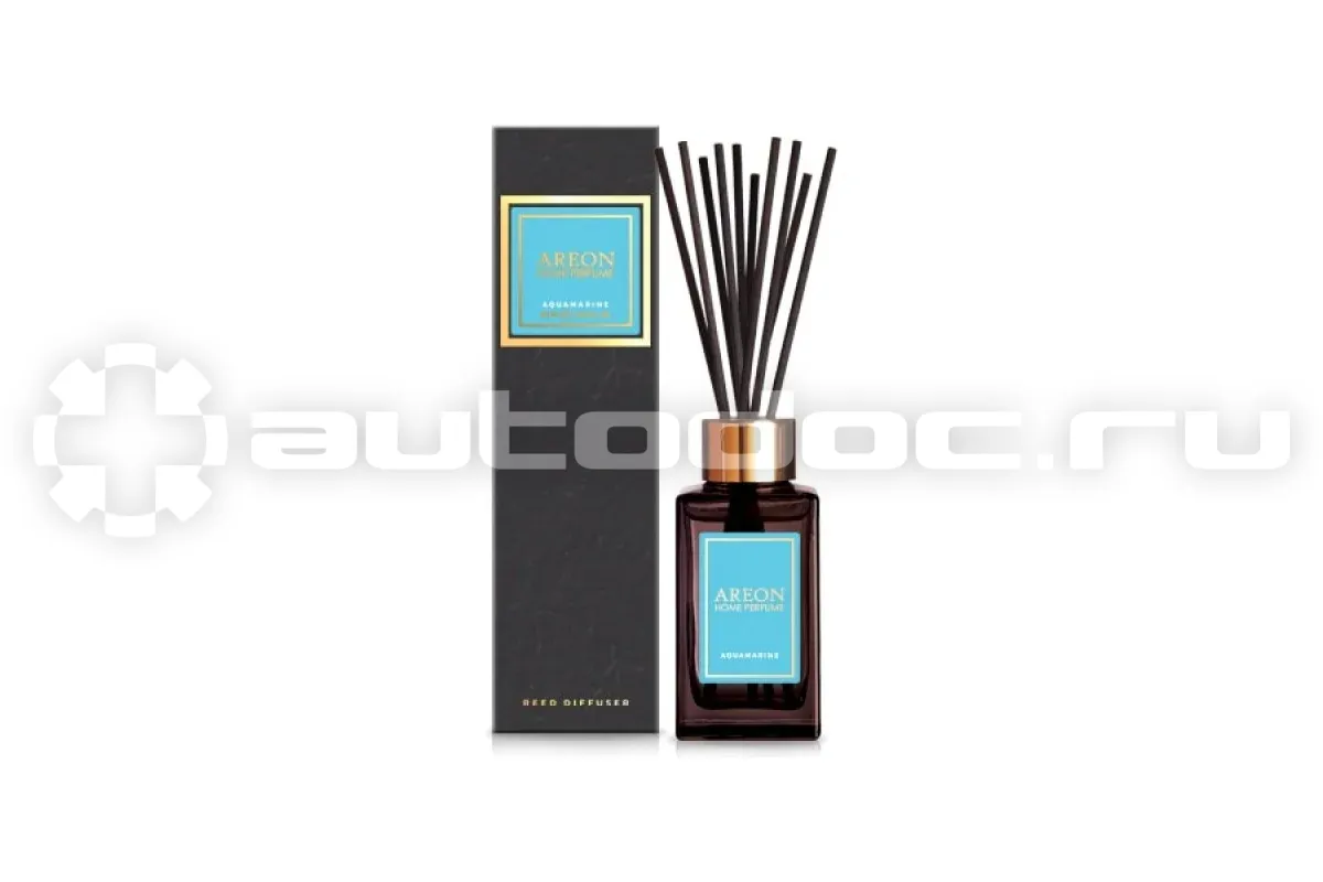 AREON Ароматизатор Sticks Premium (банка, деревянные палочки) Aquamarine аквамарин 85 мл