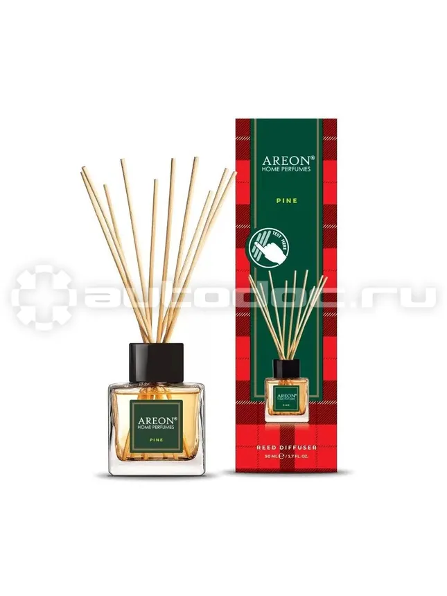AREON Ароматизатор HOME PERFUME STICKS 50 ML TARTAN Pine RHP03