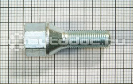 БЕЛЗАН Болт колеса евростандарт (8.8) кл 19 белый цинк (12x55x1,25)