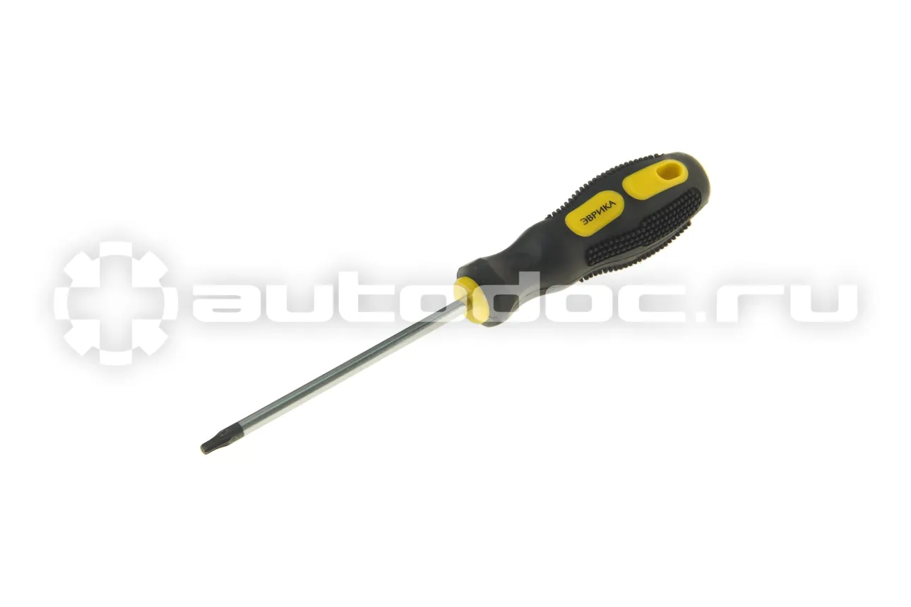 ЭВРИКА Отвертка TORX T20х100 мм магнитная с противоскользящей ручкой
