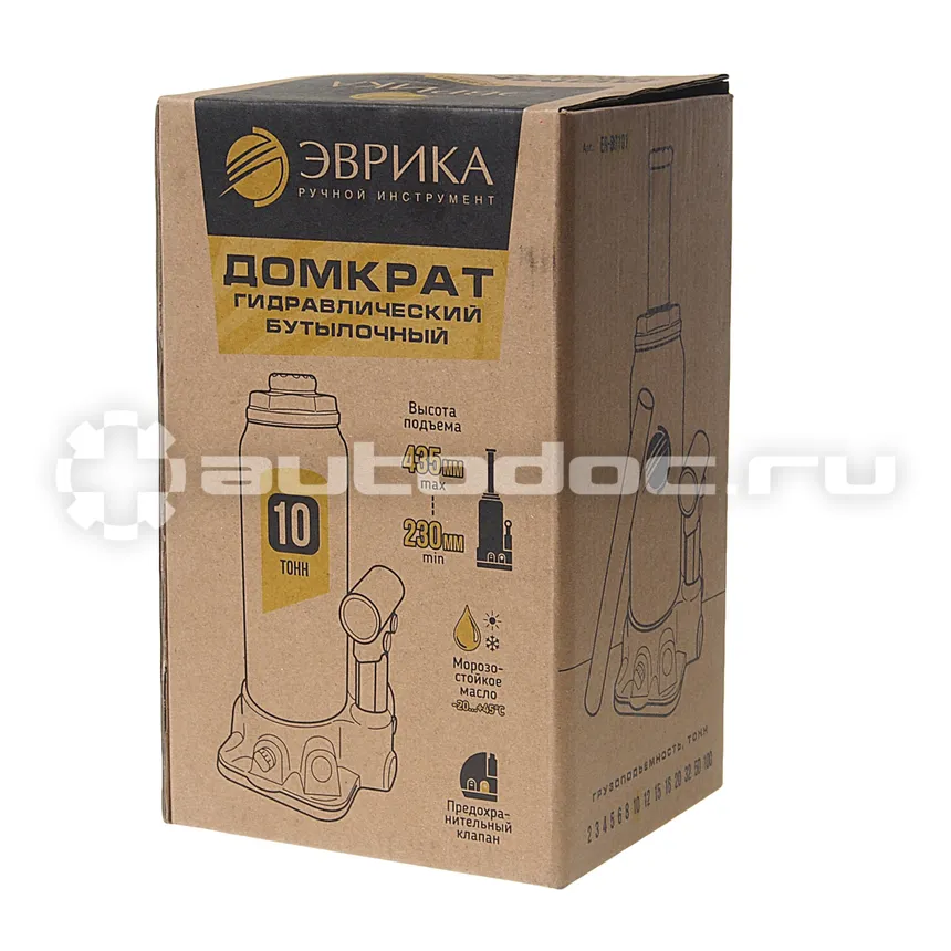 ЭВРИКА Домкрат бутылочный
