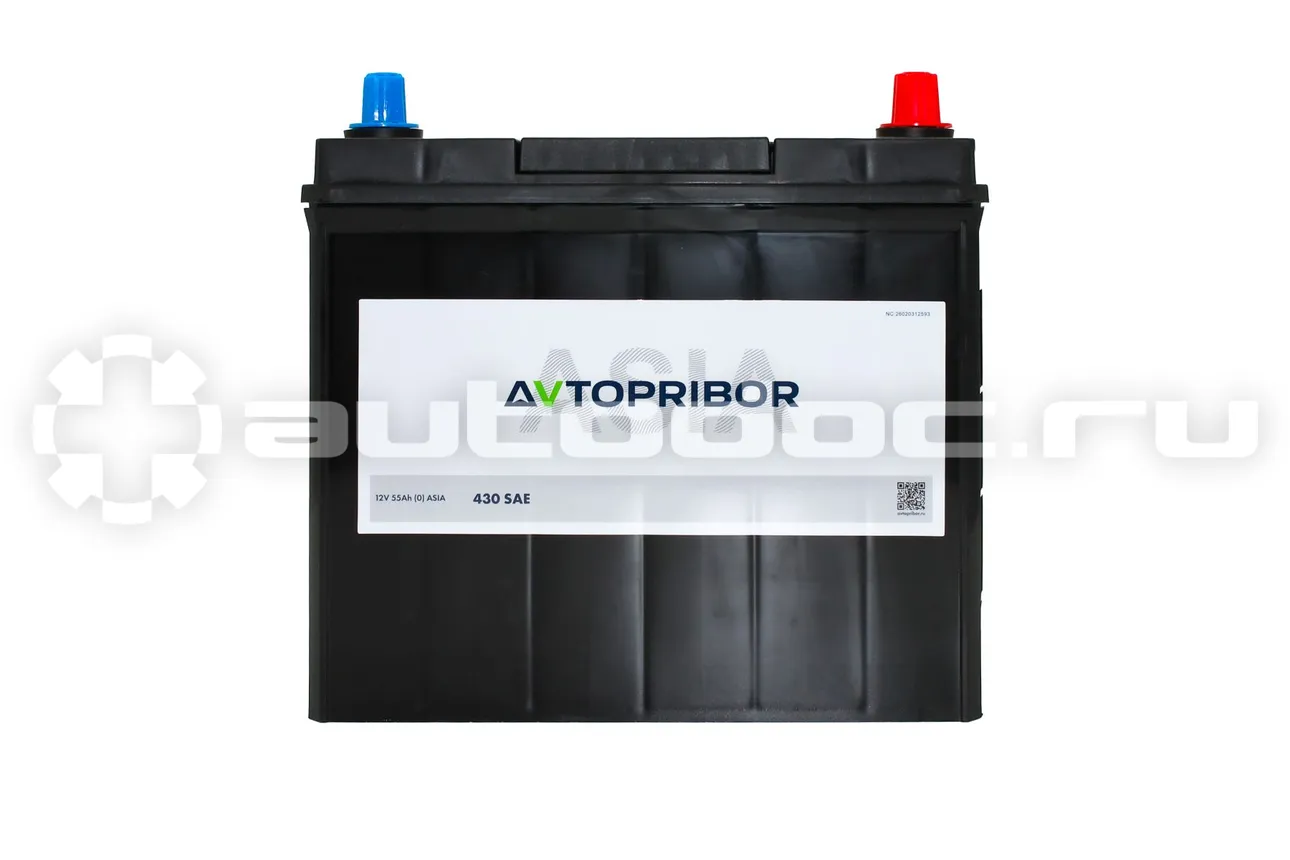 AVTOPRIBOR Аккумуляторная батарея 12V 55Ah (0) ASIA | 430A | 237x128x200