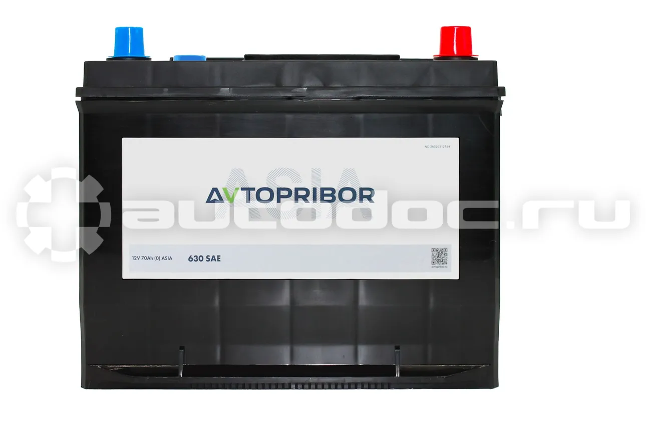 AVTOPRIBOR Аккумуляторная батарея 12V 70Ah (0) ASIA | 630A | 229x175x202