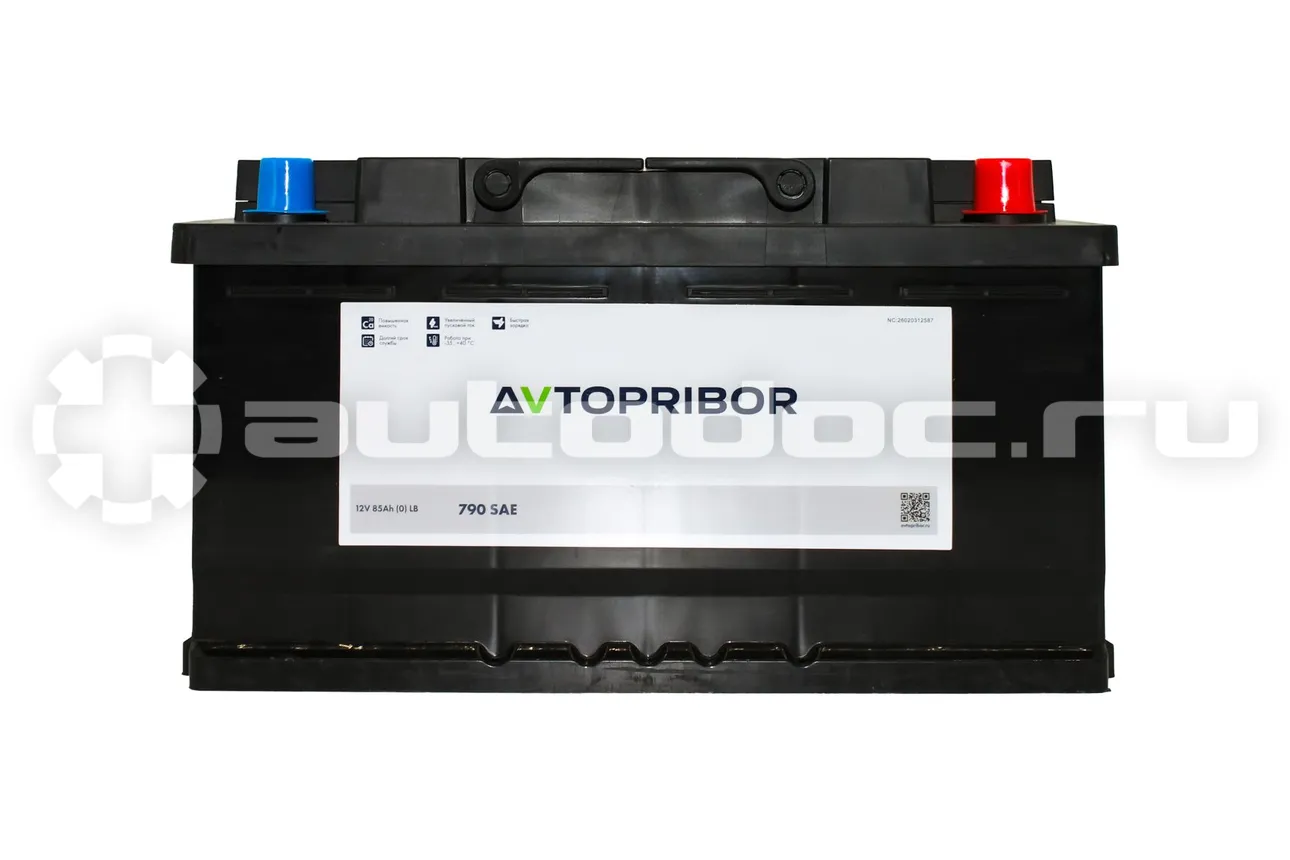 AVTOPRIBOR Аккумуляторная батарея 12V 85Ah (0) LB | 790A | 313x175x175