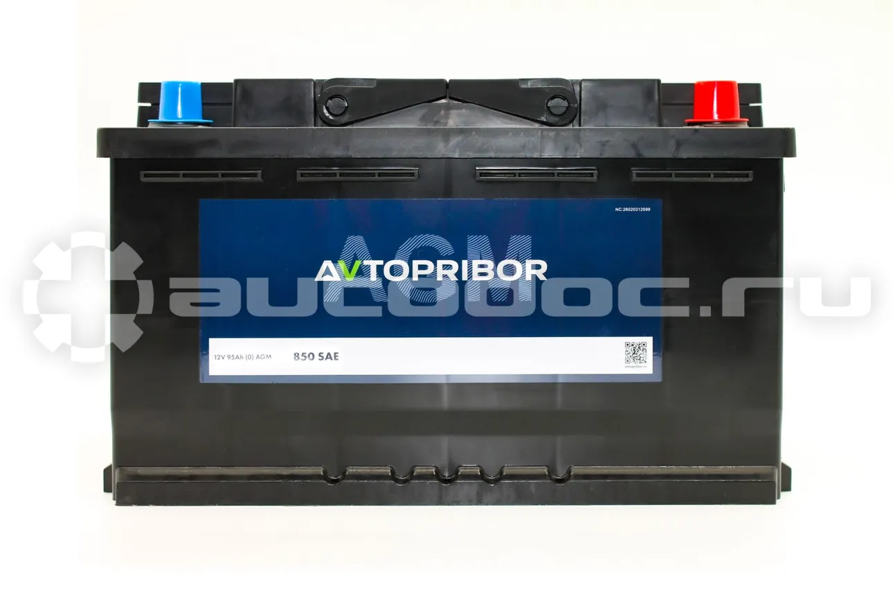 AVTOPRIBOR Аккумуляторная батарея 12V 95Ah (0) AGM | 850A | 353x175x190