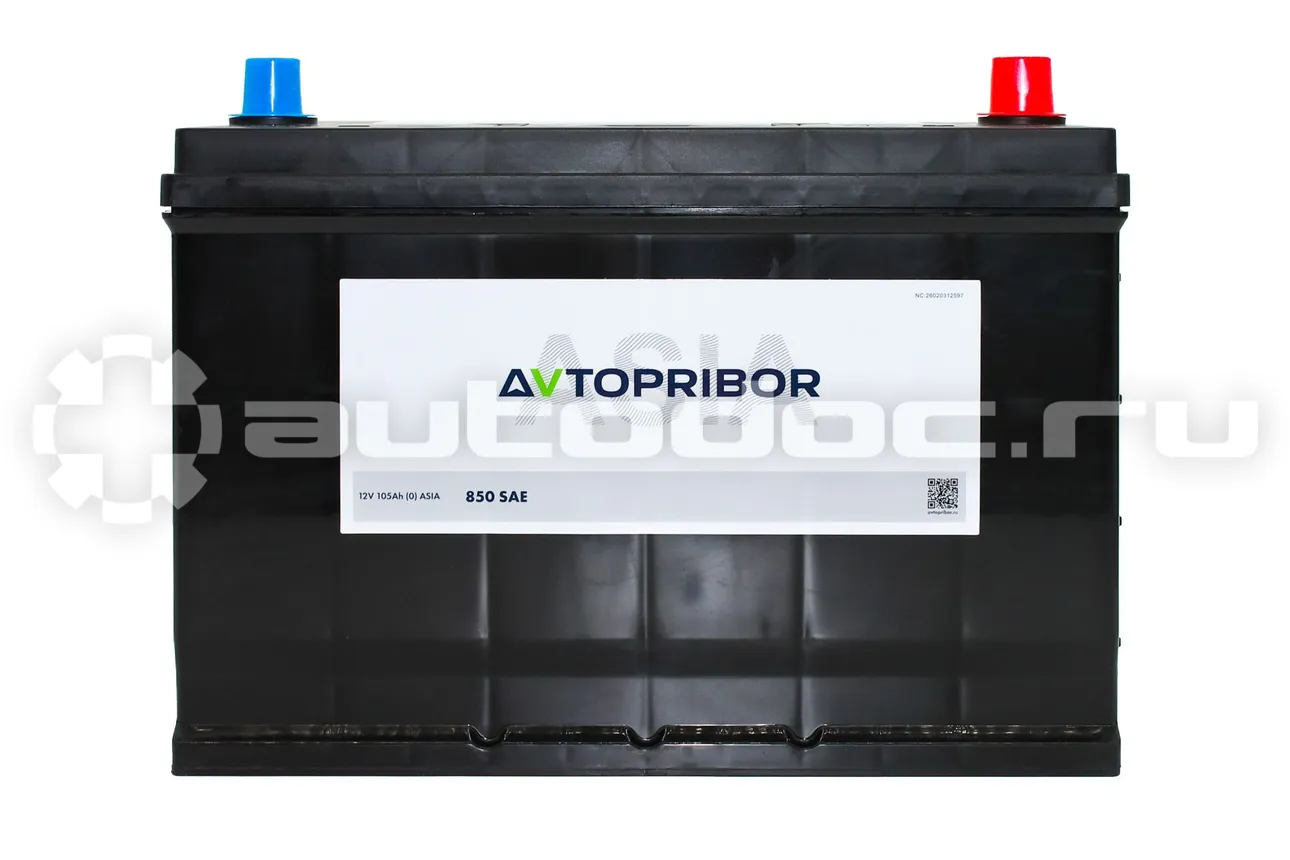 AVTOPRIBOR Аккумуляторная батарея 12V 105Ah (0) ASIA | 850A | 305x171x205