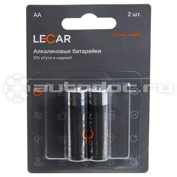 LECAR Батарейки тип AA 1,5В