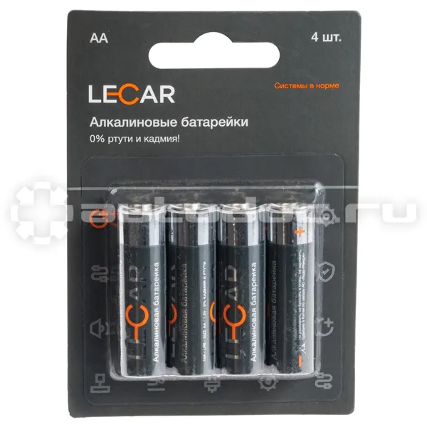 LECAR Батарейки тип AA 1,5В