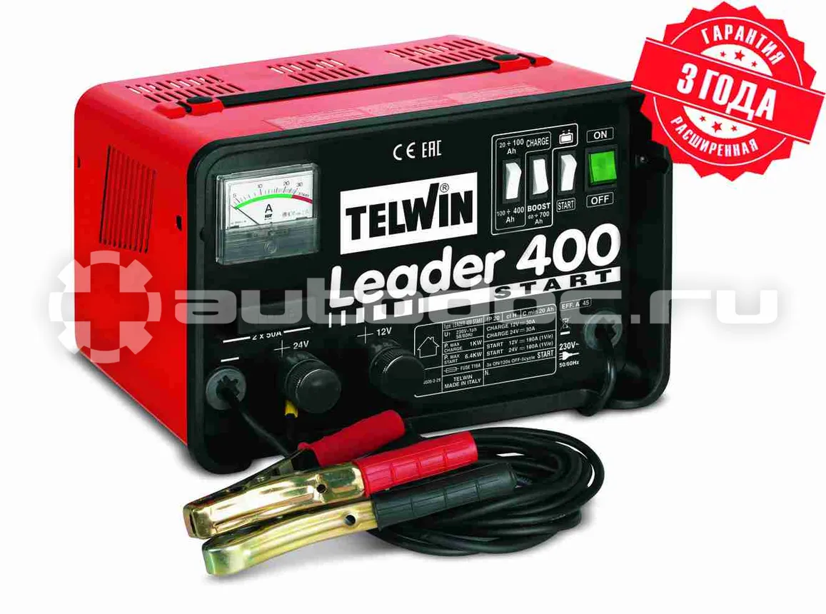 TELWIN Пуско-зарядное устройство LEADER 400 START 12-24V