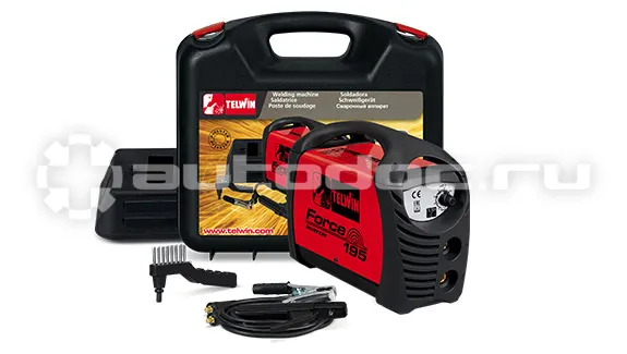 TELWIN Аппарат сварочный FORCE 195 ACX PLASTIC CARRY CASE