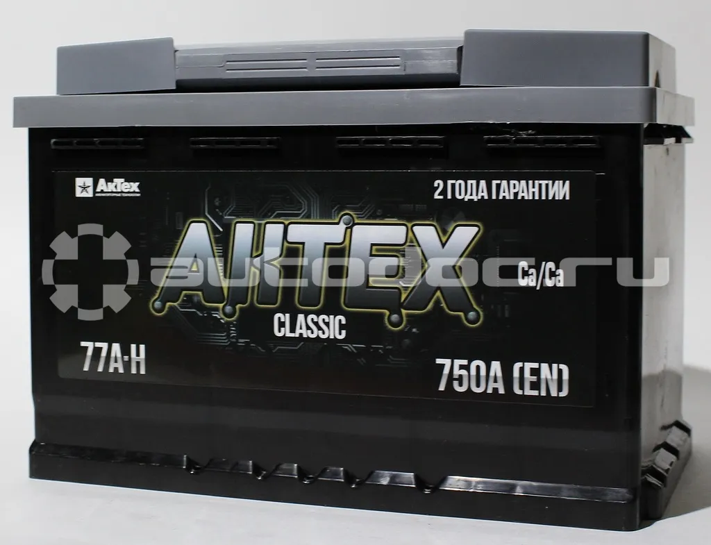 AKTEX Аккумулятор CLASSIC 6СТ-77 LЗ