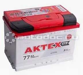 AKTEX Аккумулятор EFB 77 А | ч Прямая