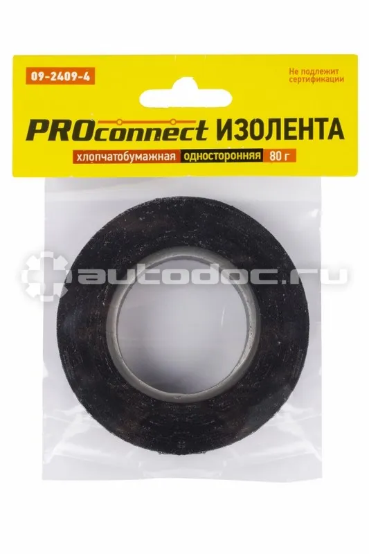 PROCONNECT Изолента ХБ 18 х 0,35 мм, (ролик 11,3 м | 80 г)