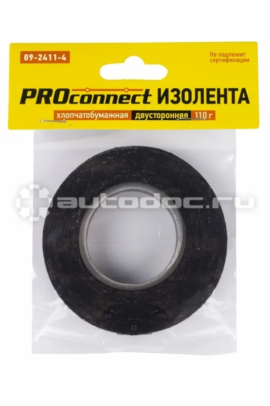 PROCONNECT Изолента ХБ 18 х 0,35 мм, (ролик 16,4 м | 110 г)