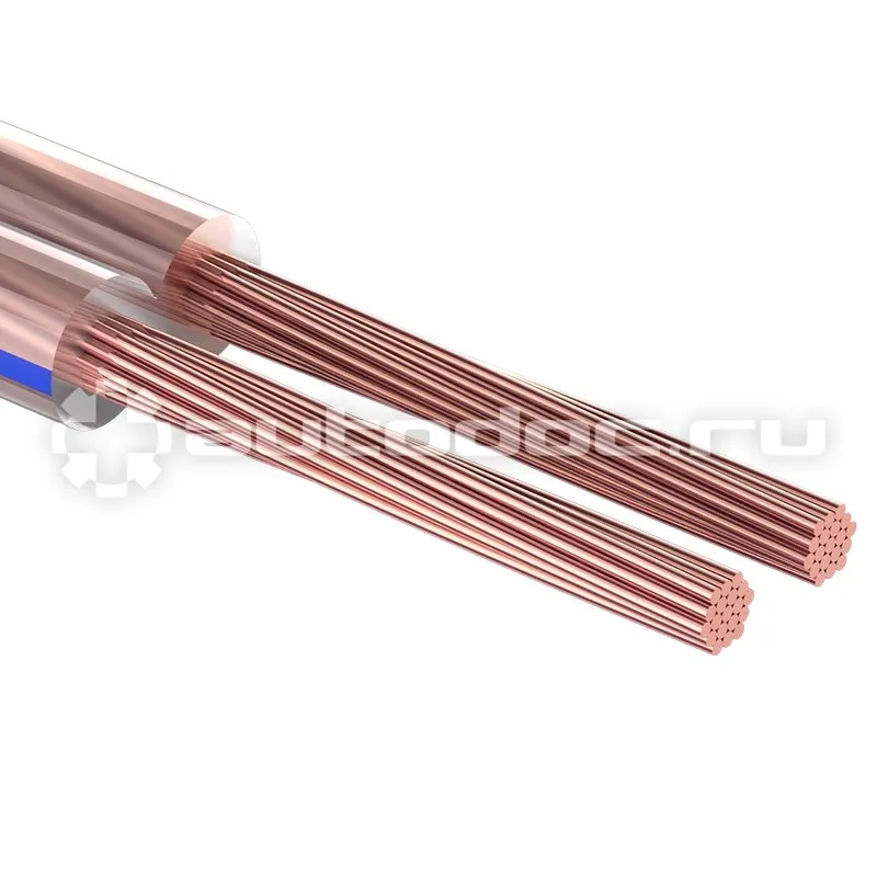 REXANT Кабель акустический 2х2,50, прозрачный BLUELINE, бухта 100 м