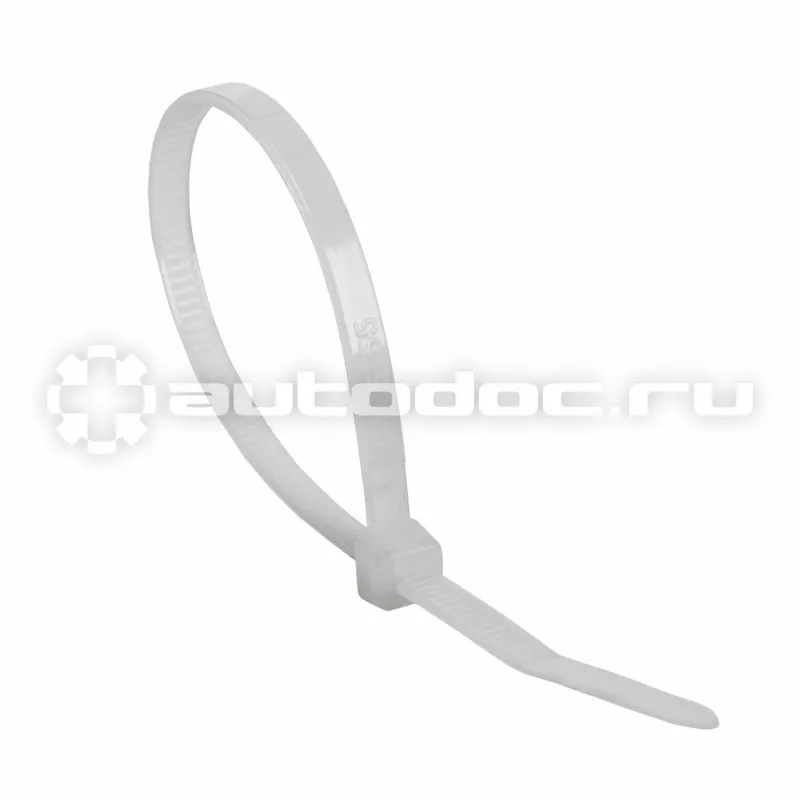 REXANT Хомут-стяжка нейлоновая многоразовая 150x3,5 мм, белая, упаковка 100 шт.