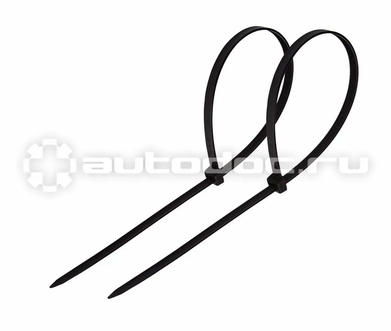 REXANT Хомут-стяжка кабельная нейлоновая 300 x4,8 мм, черная, упаковка 100 шт.