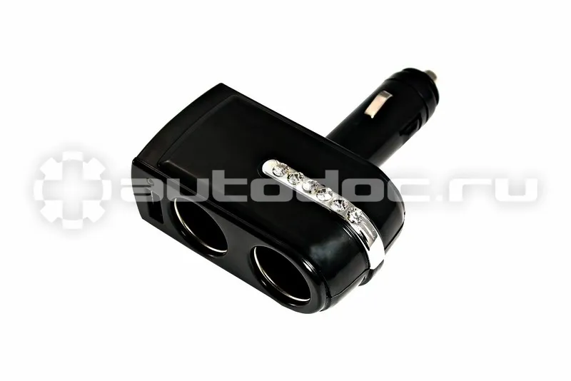 REXANT Разветвитель автоприкуривателя 2 гн. + USB 5V 1A
