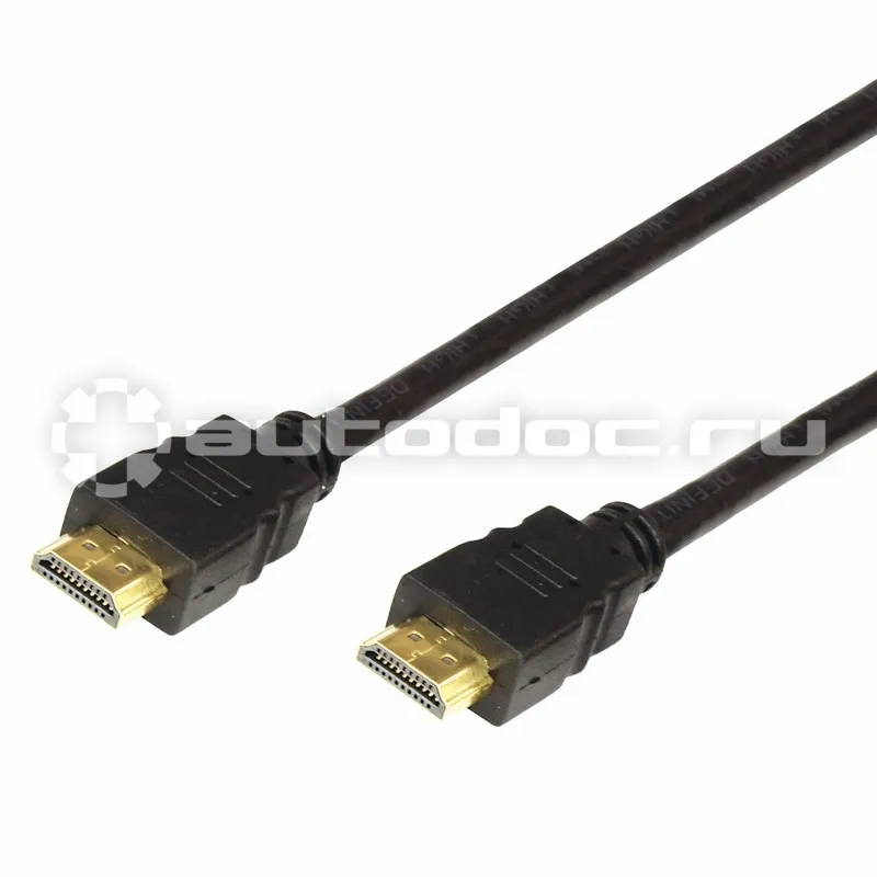 REXANT Шнур HDMI - HDMI с фильтрами, длина 1,5 метра (GOLD) (PVC пакет)
