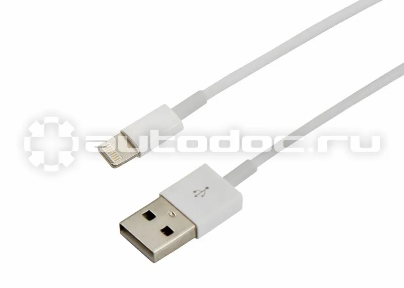 REXANT USB кабель для iPhone 5 | 6 | 7 моделей ОРИГИНАЛ (чип MFI) 1М белый