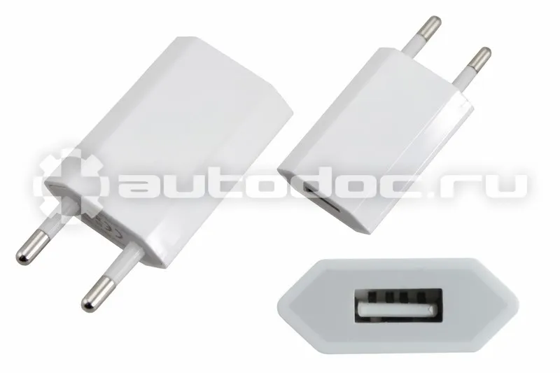REXANT Сетевое зарядное устройство iPhone | iPod USB белое (СЗУ) (5 V, 1000 mA)
