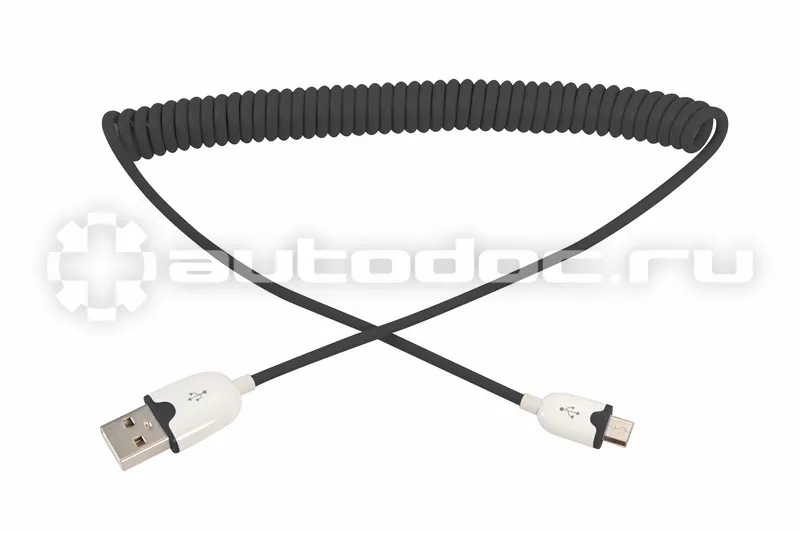 REXANT USB кабель универсальный microUSB шнур витой 1М черный