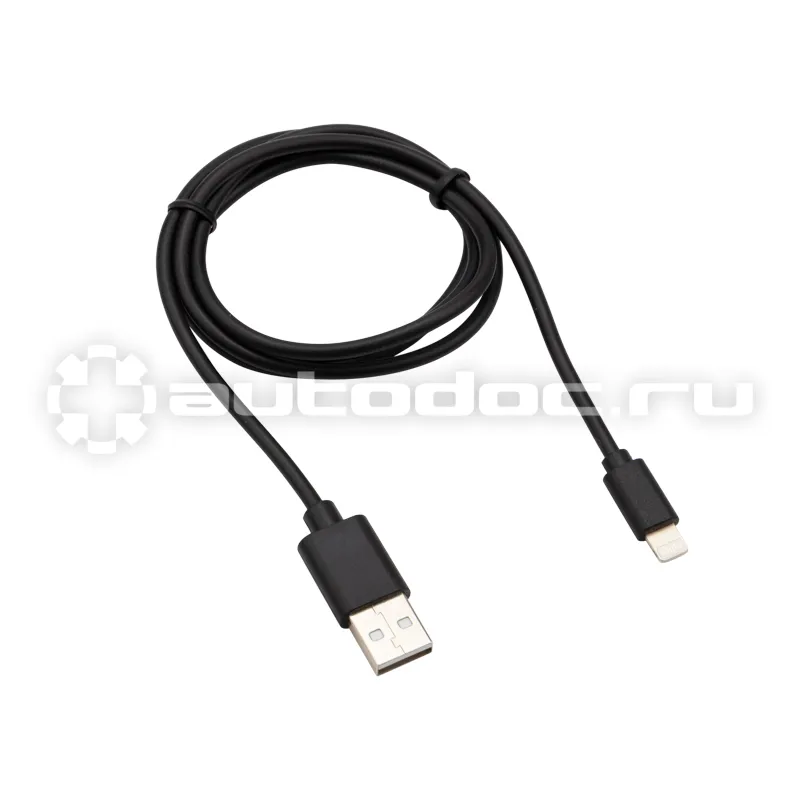REXANT Кабель USB-Lightning 1 м 2 A черный ПВХ