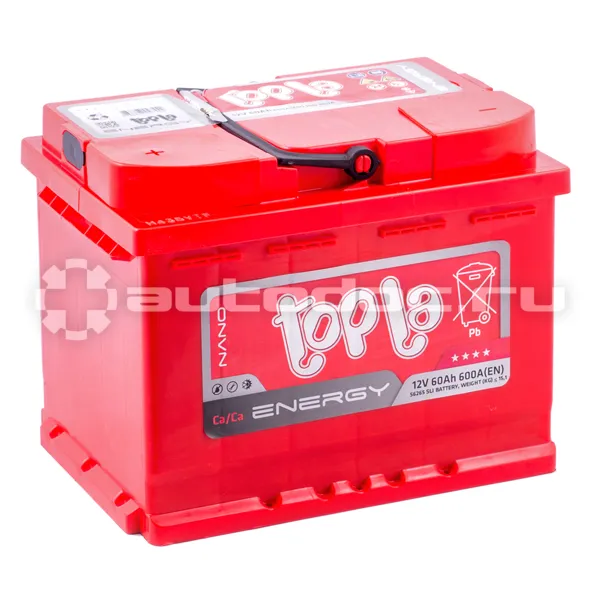 TOPLA Аккумуляторная батарея ENERGY 60 А*ч 56265 E60X
