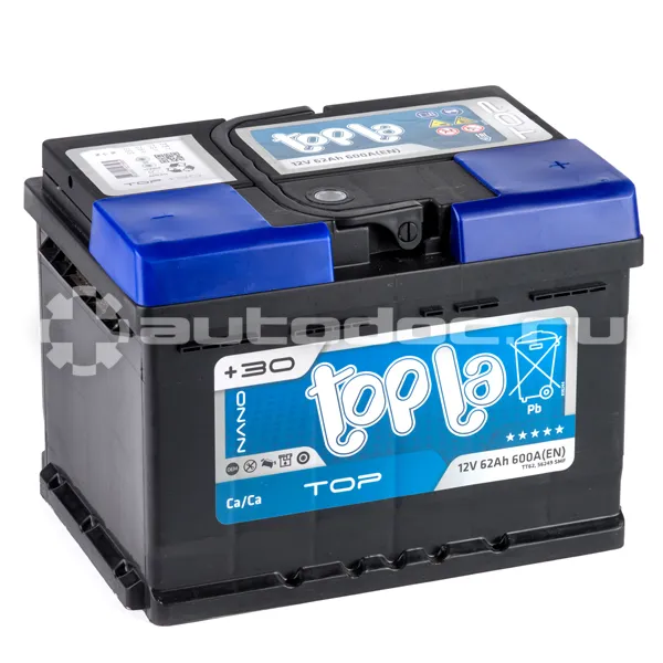 TOPLA Аккумуляторная батарея Top 62 А*ч 56249 SMF TT62
