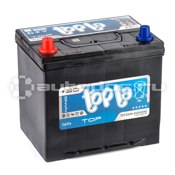 TOPLA Аккумуляторная батарея Top JIS 65 А*ч 56569 SMF TT65JX