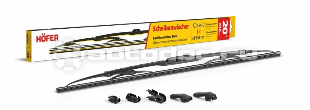 HOFER hf855117 - Щетка стеклоочистителя каркасная