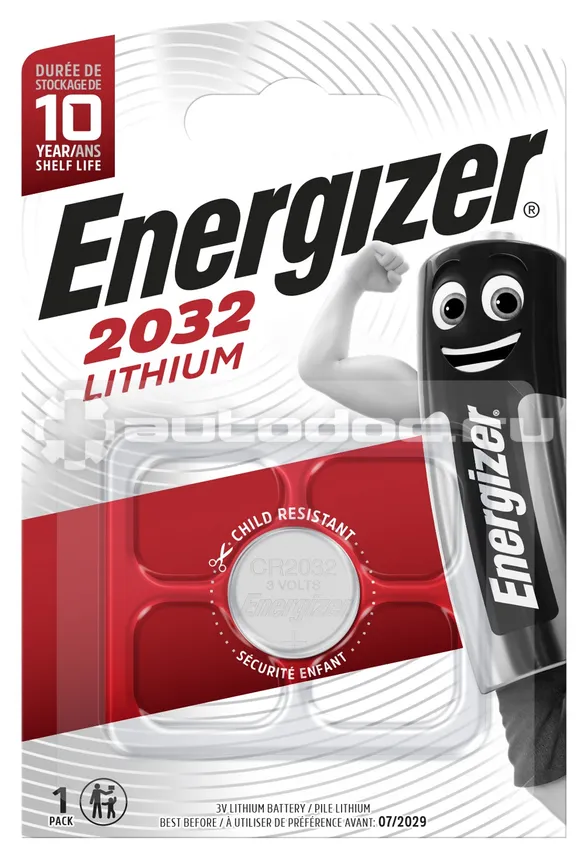 ENERGIZER Батарейка Lithium CR 2032 FSB1